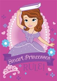 Disney Børnetæppe Sofia Den Første - Dygtig prinsesse 95x133 cm